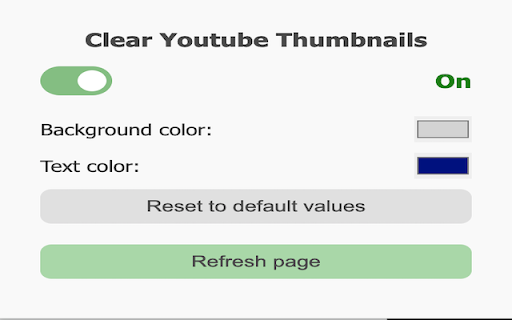 Clear Youtube Thumbnails :: Replacing youtube thumbnails with clear background images and titles