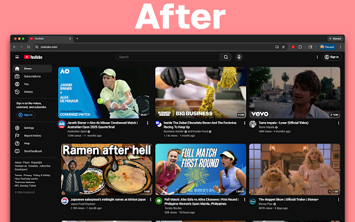 Better YouTube :: Hide YouTube Shorts across the site.