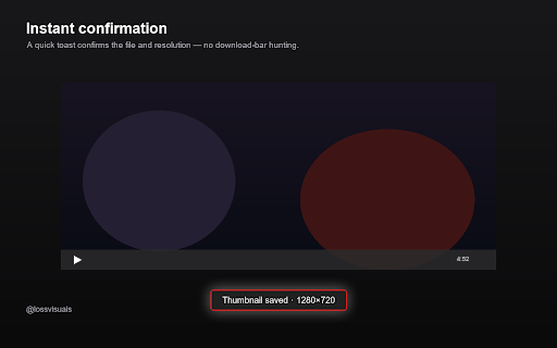 YouTube Thumbnail Saver :: Right-click any YouTube thumbnail to save it in full resolution.