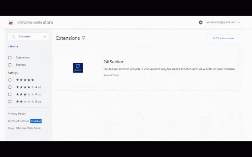 GitSeeker :: GitSeeker aims to provide a convenient way for users to fetch and view GitHub user information directly from their browser.