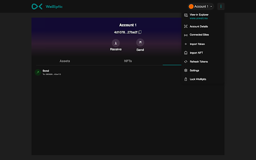 WAuth :: Weilliptic Wallet is the ultimate tool for managing your assets on WeilChain, offering a seamless and secure experience.