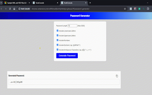 Tools Console :: Tools Console packages.