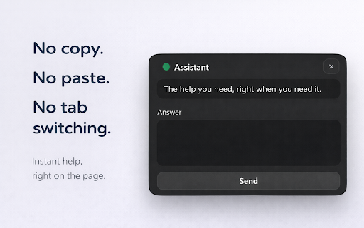 AskGPT: Select text and get instant answers :: Select text and get instant GPT answers — no copy, no paste, no tab switching.