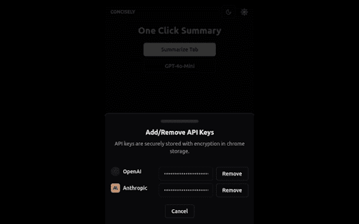 Concisely - One click summarize any webpage/PDF :: One click summarize any webpage or PDF with AI.