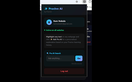 Pracivo AI :: Your personalised Pracivo AI learning assistant — everywhere on the web.