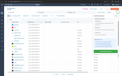LeadDigger - One-click Contact Enrichment :: Enrich your CRM contacts in one click