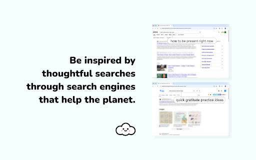 Mindful Block: Block Sites & Plant Trees :: Redirects distracting sites to search engines that plant trees and clean the ocean.