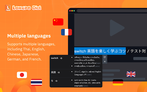 Longdo Dict :: Fast, simple word lookups while browsing the web.
