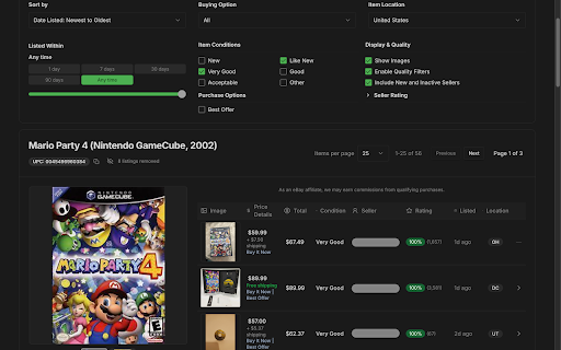 eBay Price Comparison and Product Finder :: Compare all eBay listings for any product in one organized view on BuyMap. Built for resellers, collectors, and deal hunters.