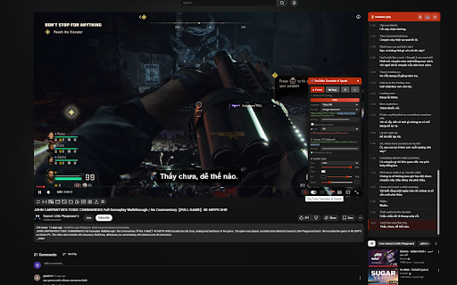 YouTube Translate & Speak :: Translate YouTube subtitles into 90+ languages with bilingual display and text-to-speech. Works even on videos without subtitles.