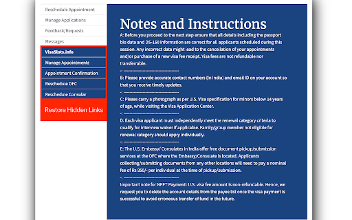 VisaSlots.info :: Crowdsourced Visa Slot Availability
