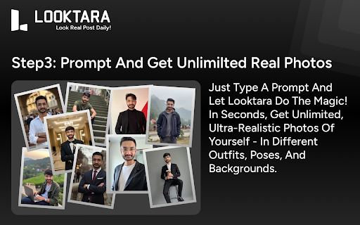 Looktara :: Looktara: Your AI-powered personal photographer delivering studio-quality, real photos in seconds—no filters, no studio, just you.