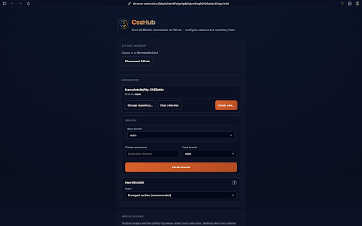 CssHub :: Sync CSSBattle submissions to GitHub