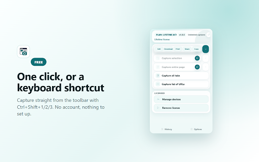 WebCapture - Full Page Screenshot & Scrolling Screen Capture :: Take full-page scrolling screenshots of any webpage. Annotate, redact, and export to PNG, JPG or PDF. Fast, private, no signup.