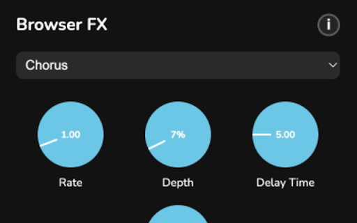 Browser FX :: Chrome extension that applies real-time audio effects to browser tabs