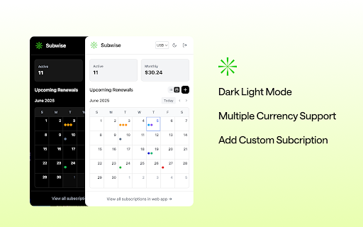 Subwise - Subscription Manager :: Track, manage, and get reminded about your subscriptions. Never get charged unexpectedly again.