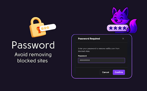 FoxBlock - Site Blocker & Task Manager for Focus & Productivity :: Take back control! Block sites, use Pomodoro, schedule blocking & password protect.