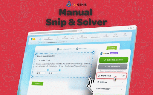 IXL Answers | IXL Genie | Auto Solver & Answer Bot :: IXL answers & auto solver. Solves IXL math, ELA, science & social studies questions on the page. Free daily, unlimited on Ultimate.
