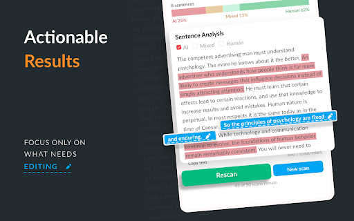 AI Detector :: Efficient AI Detector tool to analyze text writing content with AI checker technology