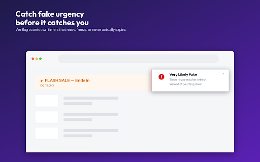 Price Drop Alerts & Fake Countdown Detector :: Spot Real Deals Before You Buy. Shop Knowing Urgency Tricks & Inflated Discounts for Genuine Savings.