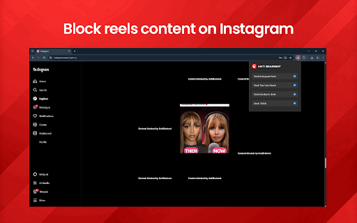 Anti-Brainrot - block addictive contents :: Block addictive contents and stay focused.