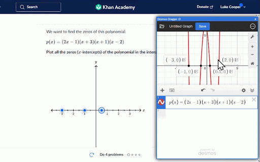 Desmos Dragger - Graphing Calc on Any Website :: Summons a draggable graphing calculator on any website.