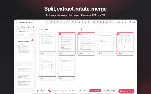Local PDF Studio - Offline PDF Editor & Annotator :: Edit, sign, fill and OCR PDFs 100% offline in Chrome. Translate, make invoices, merge, split. Files never leave your device.