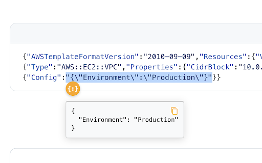 JSON Easy: View any JSON, even the messy kind, directly in web pages :: Select JSON text on any website to instantly view a clean, parsed version in a floating popup.