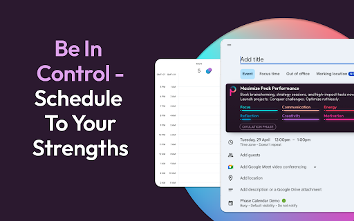 Phase - Cycle Syncing for Work :: Phase - the first productivity tool designed for women. Plan and execute in sync with your hormones, via your calendar & browser.