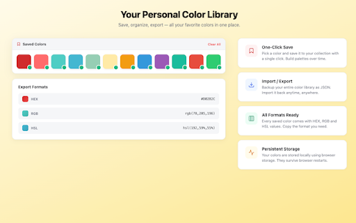 What a Color! - One-Click Color Picker :: One-click Color Picker & Color Inspiration Gallery