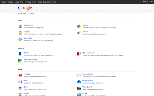 Gplex Extended :: Google and YouTube in their old look: pick any year from 1997 to 2024. An unofficial fan project.