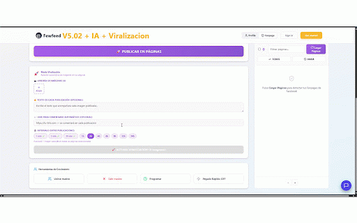 FewFeed AI 3.0 :: Autopublicador de grupos de Facebook con IA