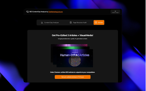 Viral SEO - Content Gap Analyzer by Viral Marketing Lab :: Viral SEO - Content Gap Analyzer by Viral Marketing Lab