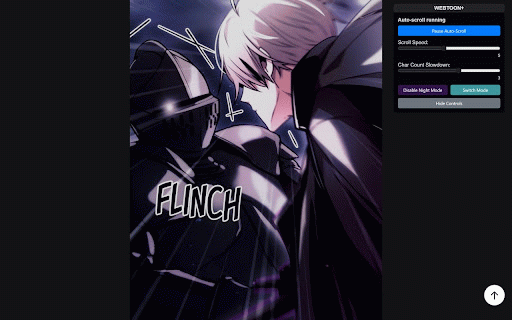 WebComic :: Adds QOL features for webcomic reading. Including auto and manual scroll features, arrow key support, and a night reading mode.
