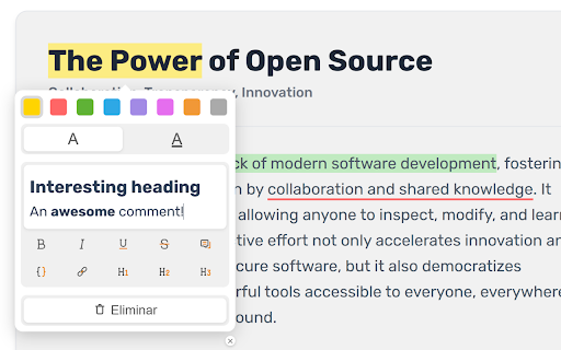Quantum Highlighter PRO :: Web annotation system inspired by Zotero. Highlight, underline, and manage annotations on any page.