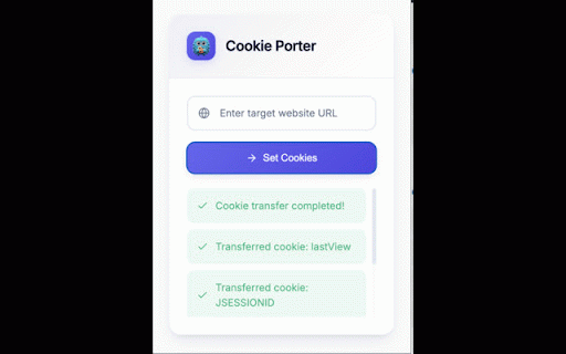 Cookie Porter :: Transfer cookies from one website to another.