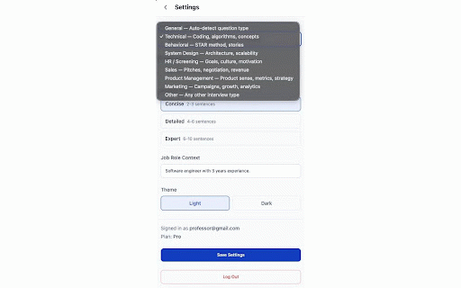 InterviewBuddy - AI Interview Assistant :: Real-time AI interview assistant. Instant expert answers with syntax-highlighted code, tailored to your role and experience.