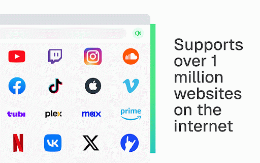 Boost — Increase volume :: The extension lets you control and amplify browser sound up to 600%.