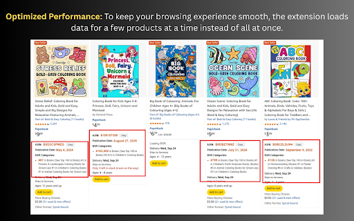 Amazon BSR Viewer :: Displays the Best Sellers Rank (BSR) under each product on Amazon search result pages.
