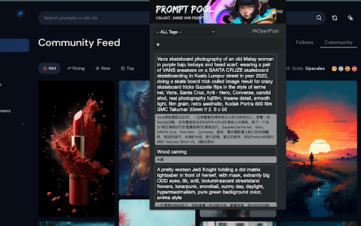 Prompt Pool: Collect, Share and Prompt it. :: Save selected text to a local pool, Real-time translation, export to share, import other pools to gain new capabilities.
