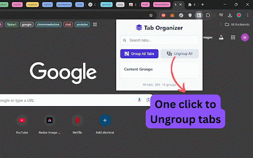 Tab Group Organizer :: Elegantly organize your tabs into groups