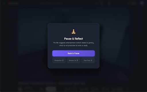 Jivily: AI Focus Guard :: Smart productivity tool protecting you from distractions.