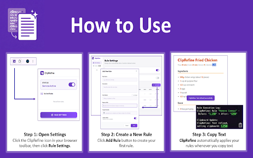 ClipRefine :: Smart clipboard manager - Automatically refines copied text