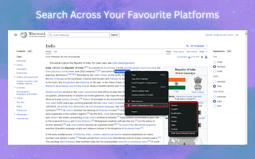 Search With: One-Click MultiSearch | Better Extensions :: One-click search across multiple platforms