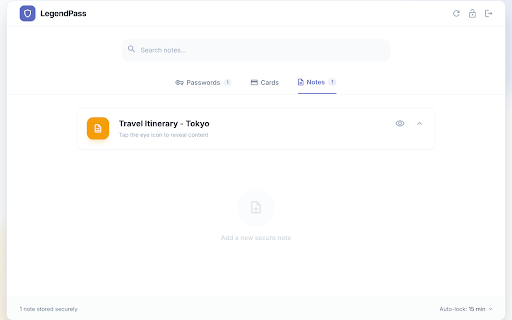 LegendPass Vault :: Secure password manager and autofill for LegendPass Vault