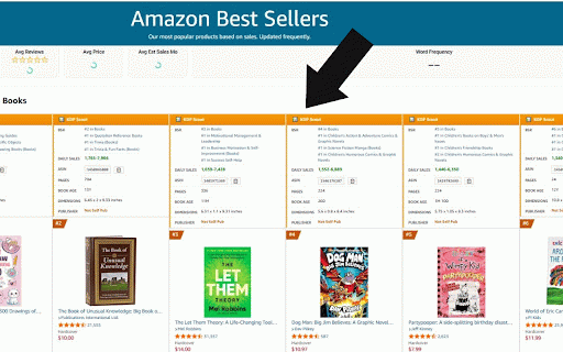 KDP SCOUT :: Amazon book data extractor - BSR, ASIN, Pages, Book Age, Dimensions, Publisher