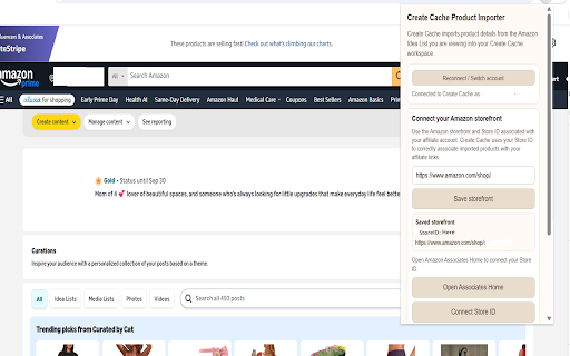 Create Cache Product Importer :: Import product details from Amazon.com Idea Lists into your Create Cache workspace.