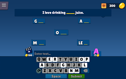 Popular Words Game - Swipe, Match, and Build Your Vocabulary! :: Challenge your word skills in a thrilling Chrome puzzle game—swipe and match! 🧩