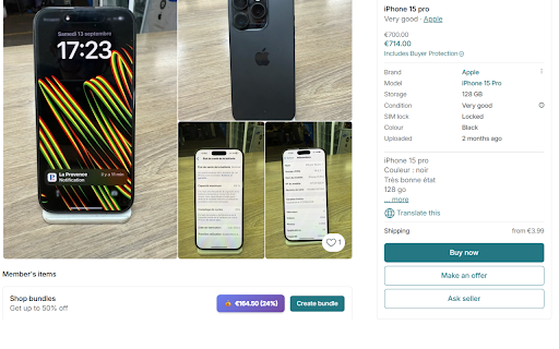 Vinted Bundle Optimizer :: Automatically calculates if buying a bundle on Vinted saves you money compared to buying a single item.