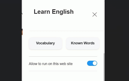 English Word Highlighter :: Highlight English words to help learn english. Features word translations, pronunciations, vocabulary management, cross-device sync.